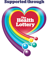 Logo for the Health Lottery